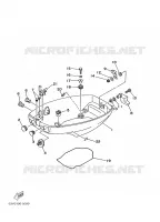 CAPOT INFERIEUR pour Yamaha 9.9 1999