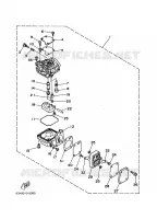 CARBURATEUR pour Yamaha 9.9 1999