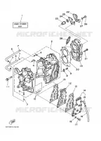 CYLINDRE / CARTER MOTEUR pour Yamaha 9.9 1999