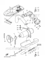 ECHAPPEMENT 2 pour Yamaha JET FOR GP760 2001