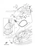 ENGINE HATCH 2 pour Yamaha JET 2001