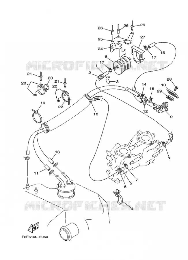 RESERVOIR A ESSENCE Yamaha Waverunner 70016 2016 SJ700B-R '16  SJ700B-R '16