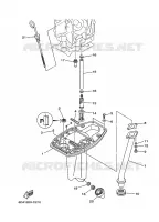 VENTILATEUR D'HUILE pour Yamaha F13.5 2006