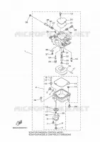 CARBURATEUR pour Yamaha F15 2006