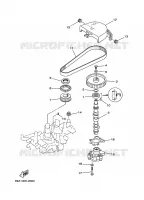 POMPE A HUILE pour Yamaha F15 2003
