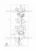 CARBURATEUR pour Yamaha F15 2003