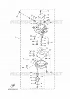 CARBURATEUR pour Yamaha F15 2002