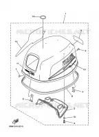 CARENAGE SUPERIEUR pour Yamaha F15 2002