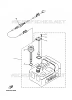RESERVOIR A ESSENCE 1 pour Yamaha F15 2002