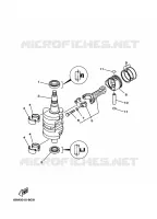 VILEBREQUIN / PISTON pour Yamaha F15 2002