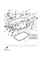 CAPOT INFERIEUR pour Yamaha F15 2002