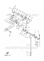 COMMANDE D'ACCELERATEUR pour Yamaha F15 2002