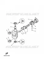 VILEBREQUIN / PISTON pour Yamaha F15 2002
