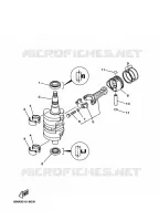 VILEBREQUIN / PISTON pour Yamaha F15 2002