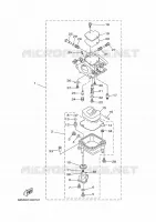 CARBURATEUR pour Yamaha F15 1998