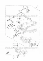 BOITIER DE COMMANDE A DISTANCE pour Yamaha F15 2017