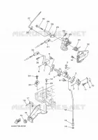 COMMANDE D'ACCELERATEUR 2 pour Yamaha F15 2017