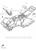 CADRE pour Yamaha SNOSCOOT 1989