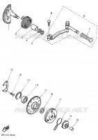 DEMARREUR KICK pour Yamaha SNOSCOOT 1989