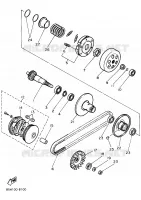 EMBRAYAGE pour Yamaha SNOSCOOT 1989