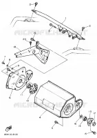 SUPPORT MOTEUR pour Yamaha SNOSCOOT 1989