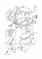CAPOT INFERIEUR pour Yamaha F15 2014