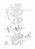VENTILATEUR D'HUILE pour Yamaha F15 2014