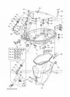 CAPOT INFERIEUR pour Yamaha F15 2014