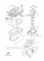 FOURREAU   FUT pour Yamaha F15 2014