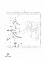 POIGNEE DE DIRECTION pour Yamaha F15 2014