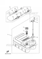 RESERVOIR A ESSENCE 2 pour Yamaha F15 2014