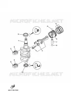 VILEBREQUIN / PISTON pour Yamaha F15 2014