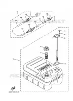 RESERVOIR A ESSENCE 2 pour Yamaha F15 2014