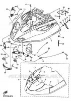COUVERCLE CARROSSERIE AVANT pour Yamaha VENTURE 2001