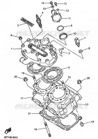 CULASSE pour Yamaha VENTURE 2001