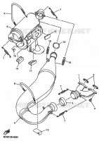 ECHAPPEMENT pour Yamaha VENTURE 2001