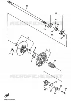 POULIE SECONDAIRE pour Yamaha VENTURE 2001