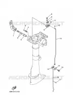 COMMANDE D'ACCELERATEUR pour Yamaha F2.5 2010