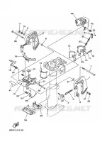 SUPPORT pour Yamaha F2.5 2010