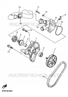 POMPE A EAU pour Yamaha VMAX 1999