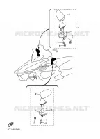 ALTERNATIVE RETROVISEUR pour Yamaha APEX 2006