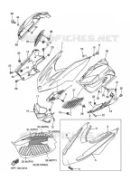COUVERCLE CARROSSERIE AVANT pour Yamaha APEX 2006