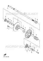 POULIE SECONDAIRE pour Yamaha APEX 2006