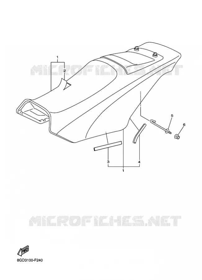 SELLE Yamaha snowmobiles 1000 2007 APEX  RX10STGT