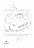 CARENAGE SUPERIEUR pour Yamaha F2.5 2018