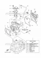 CYLINDRE / CARTER MOTEUR 1 pour Yamaha F2.5 2018