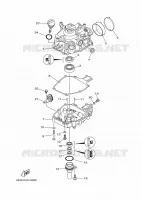 CYLINDRE / CARTER MOTEUR 2 pour Yamaha F2.5 2018