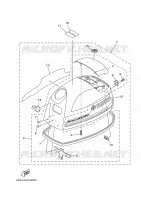 CARENAGE SUPERIEUR pour Yamaha F4 2017