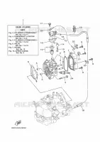 CYLINDRE / CARTER MOTEUR 1 pour Yamaha F4 2017