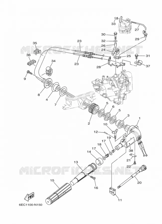 DIRECTION Yamaha OUTBOARD ENGINES 4hp (2.9kW) 2016 F4  F4BMHS